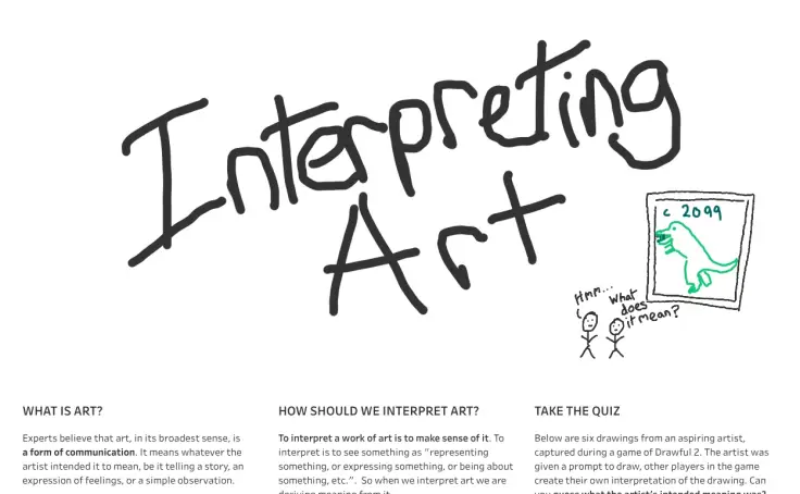 Interpreting Art · Iron Viz